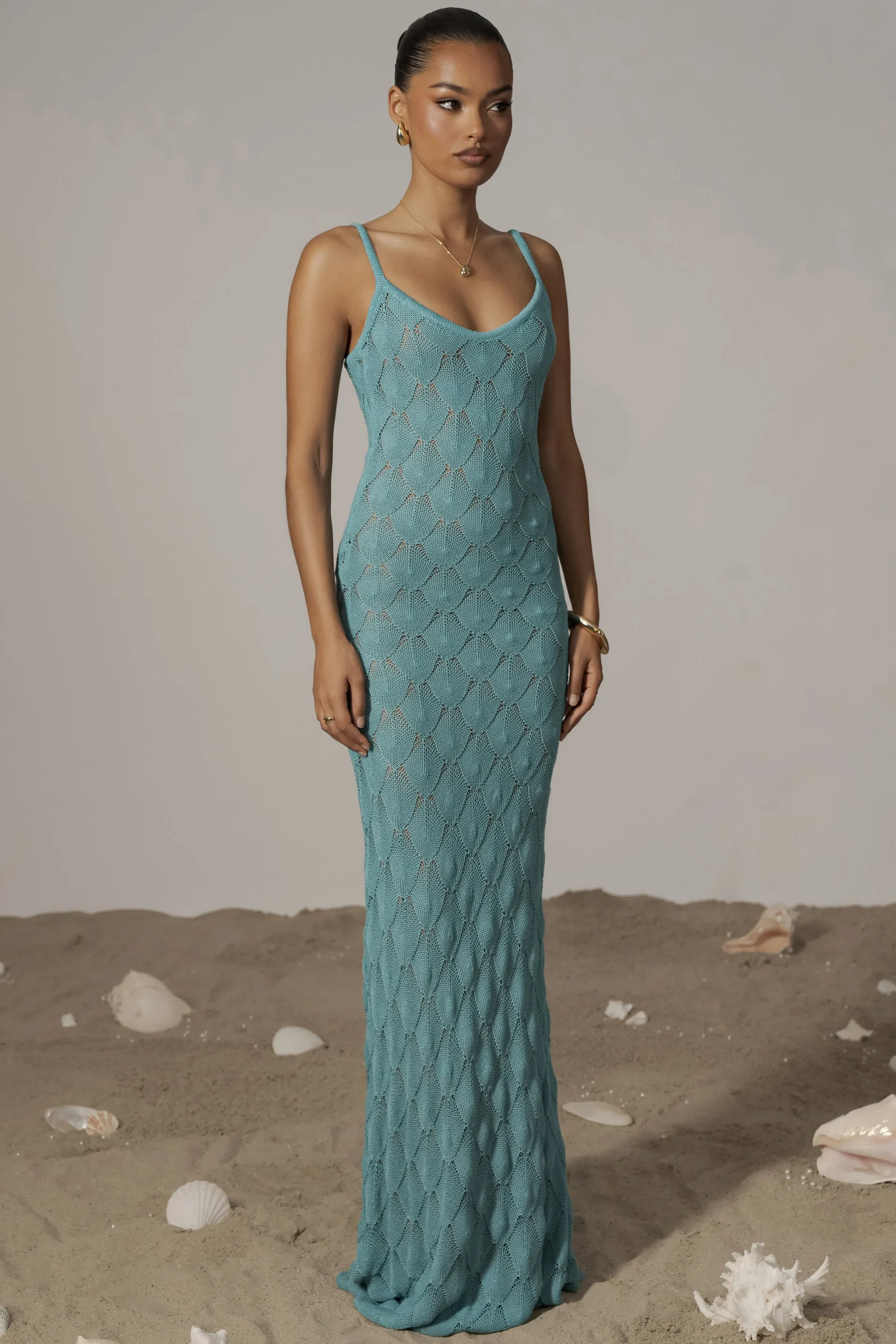 Aqua Gabriela Knit Maxi Dress*JLUXLABEL Discount