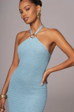 Aqua Overseas Halter Maxi Dress*JLUXLABEL Online