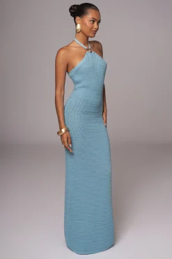 Aqua Overseas Halter Maxi Dress*JLUXLABEL Online
