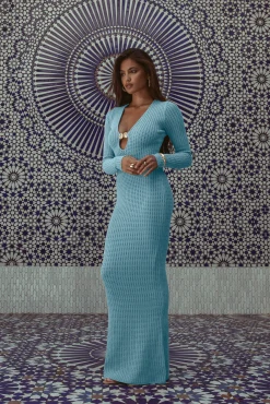 Aqua Sol Sweater Knit Dress*JLUXLABEL Hot