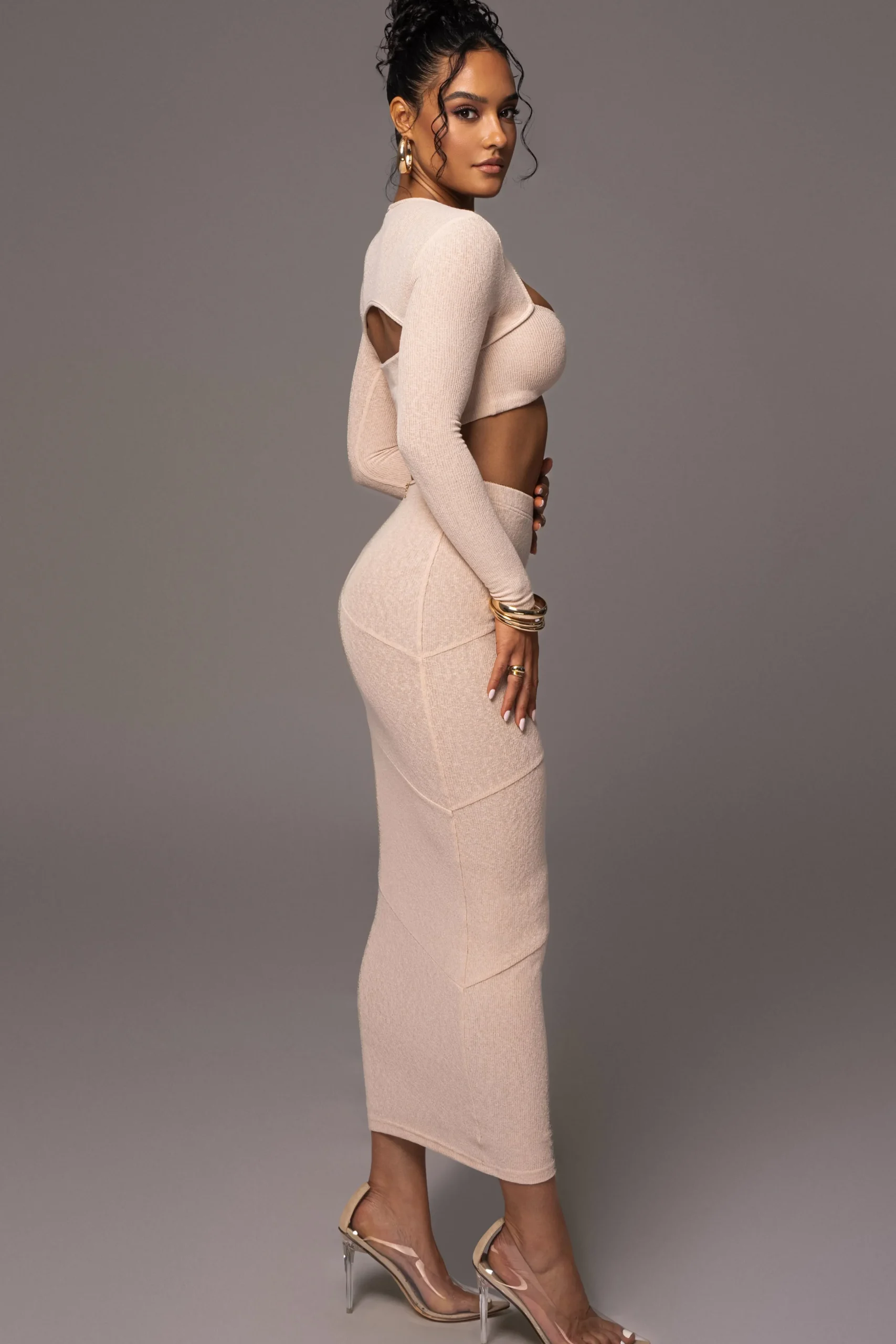 Beige All About You Skirt Set*JLUXLABEL Hot