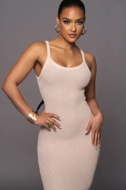 Beige Back To You Maxi Dress*JLUXLABEL New