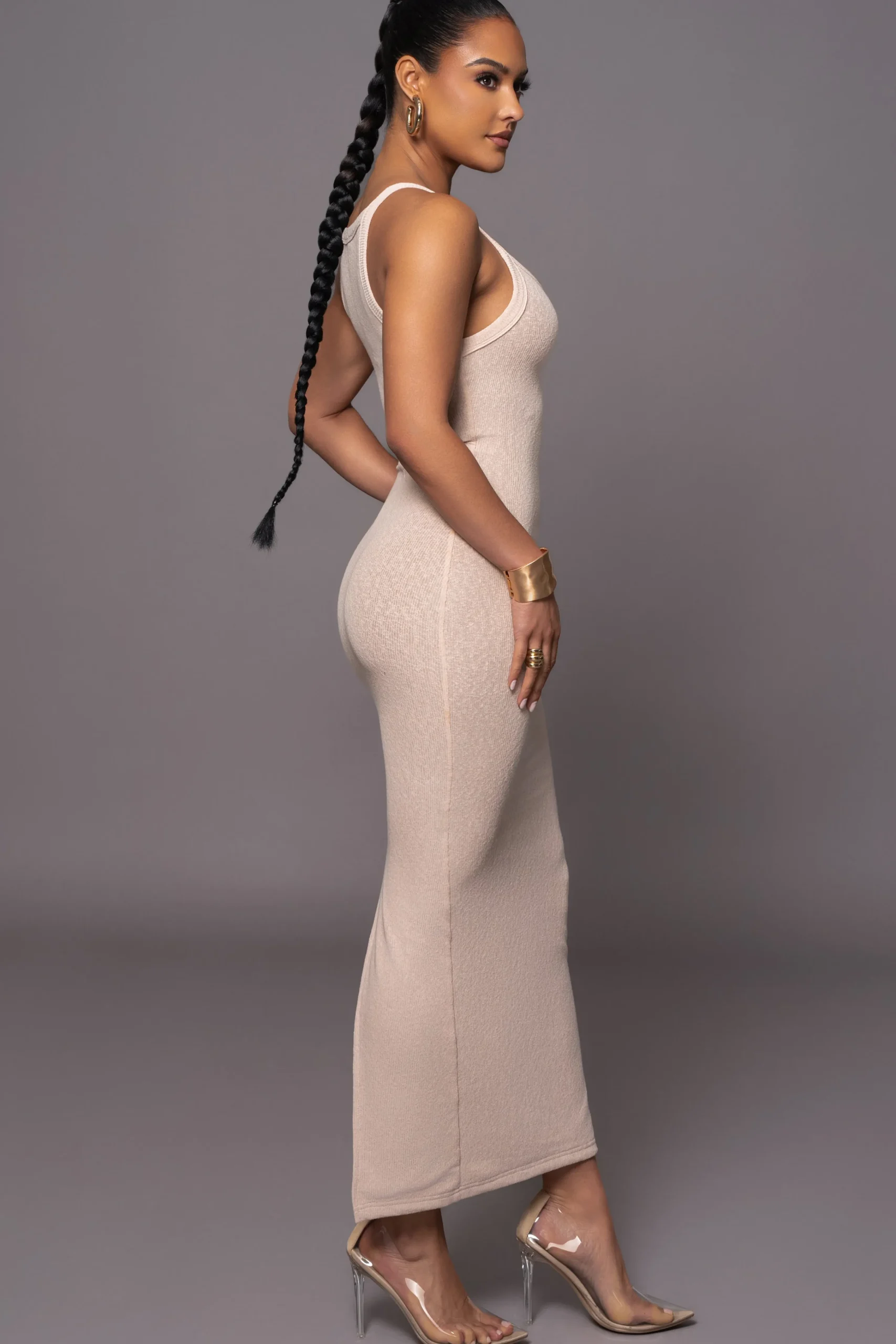 Beige Back To You Maxi Dress*JLUXLABEL New