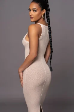 Beige Back To You Maxi Dress*JLUXLABEL New