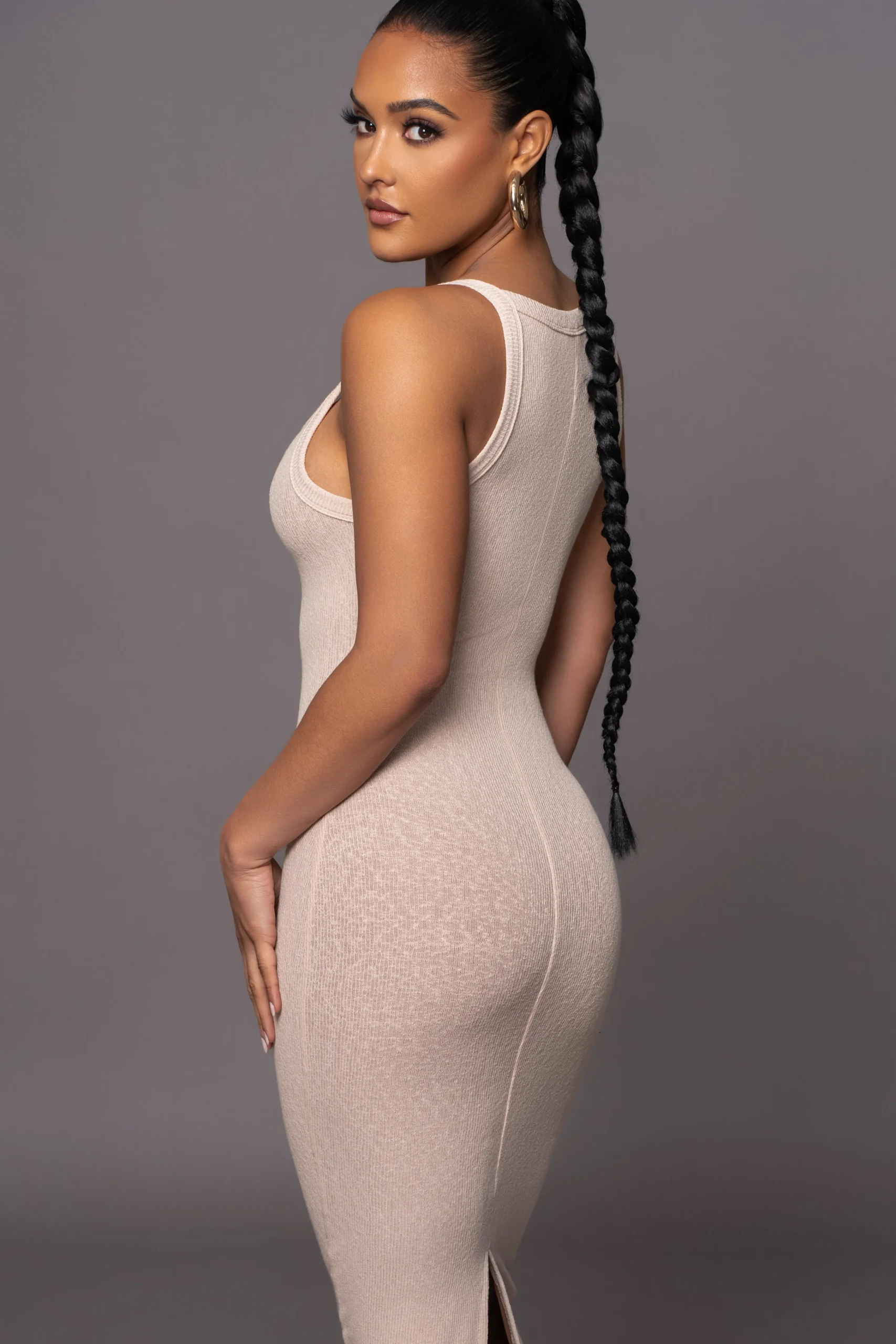 Beige Back To You Maxi Dress*JLUXLABEL New