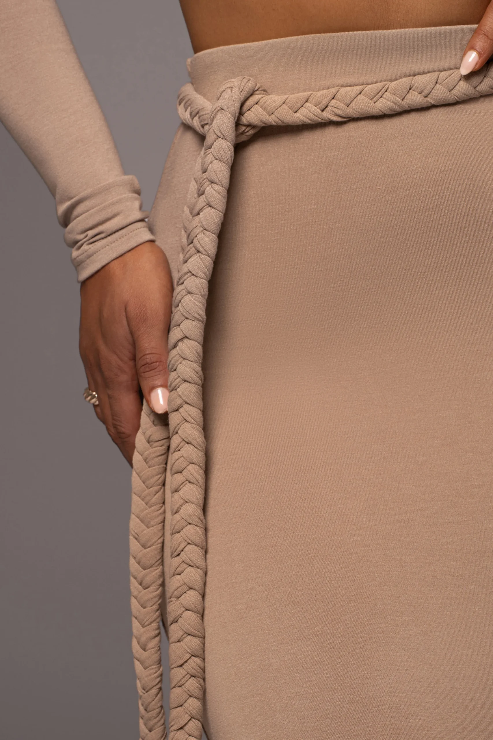 Beige City Love Two-Piece Skirt Set*JLUXLABEL Online