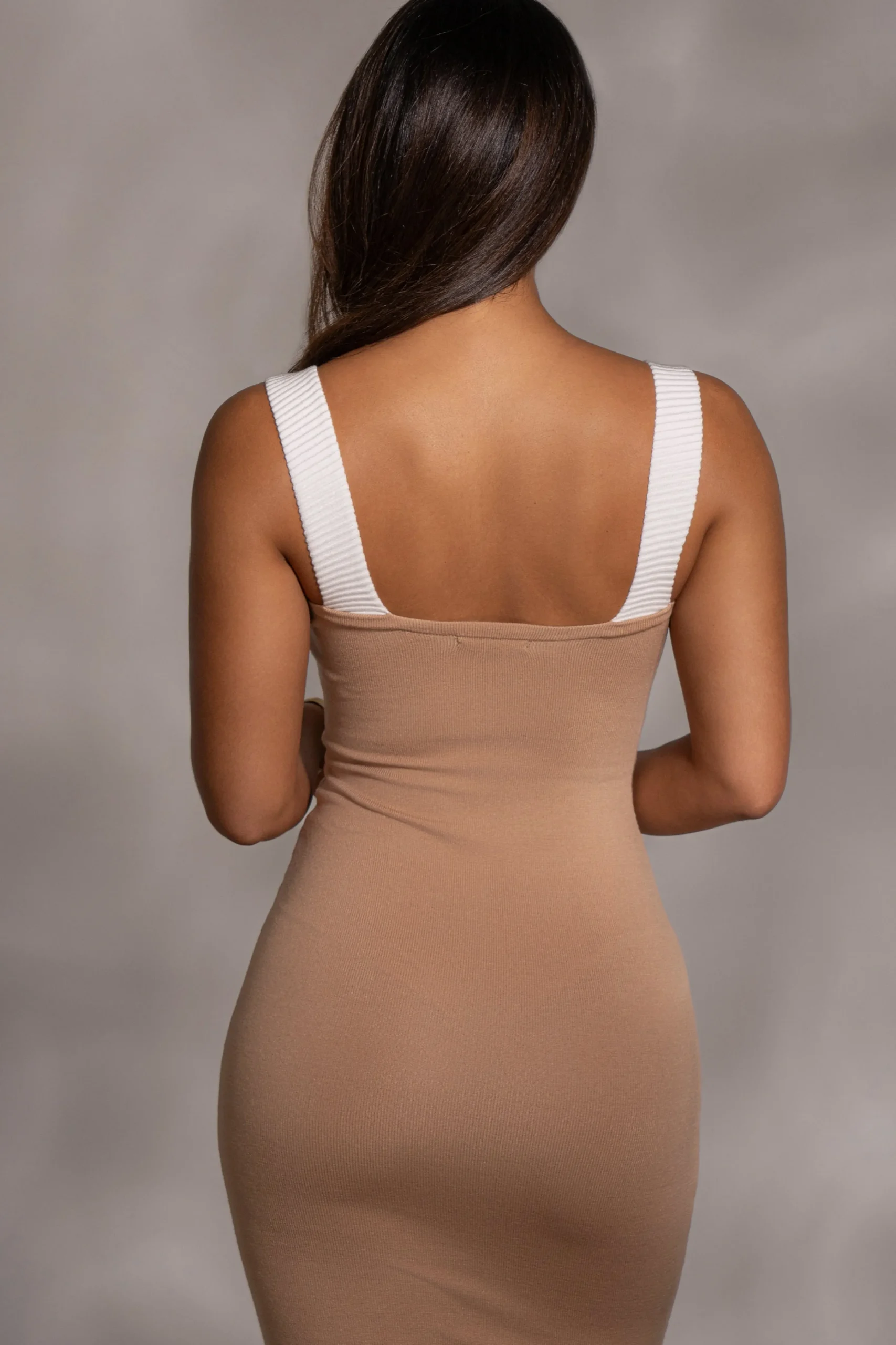 Beige Donna Knit Midi Dress*JLUXLABEL Sale