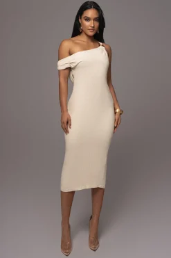 Beige Escape Linen Dress*JLUXLABEL New