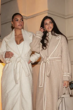 Beige Fit For Success Boucle Coat*JLUXLABEL Discount