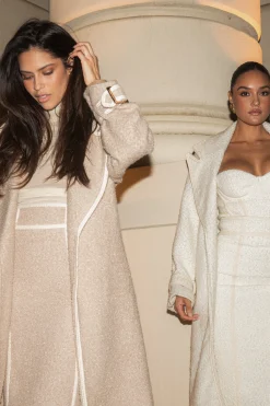 Beige Fit For Success Boucle Coat*JLUXLABEL Discount