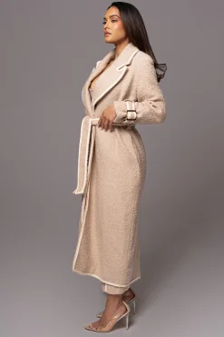 Beige Fit For Success Boucle Coat*JLUXLABEL Discount