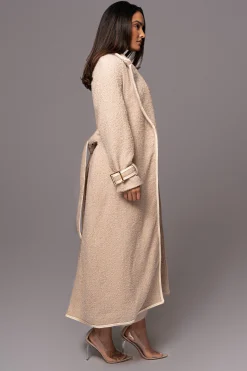 Beige Fit For Success Boucle Coat*JLUXLABEL Discount