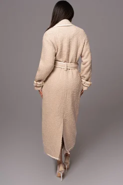 Beige Fit For Success Boucle Coat*JLUXLABEL Discount