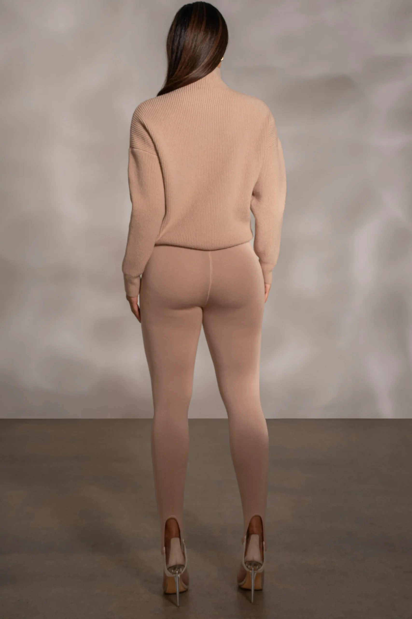 Beige Jenni Turtleneck Sweater Top*JLUXLABEL Best