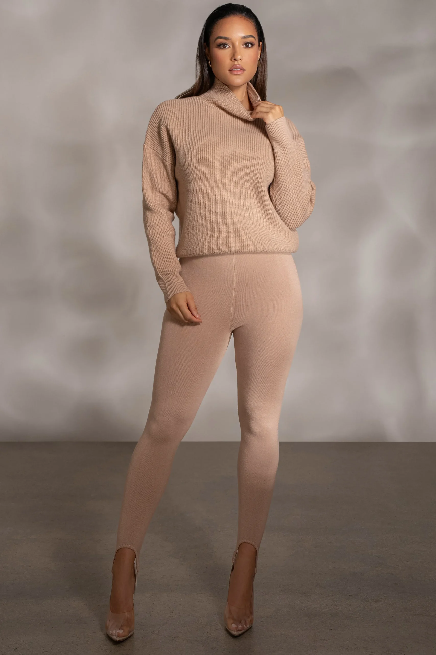 Beige Jenni Turtleneck Sweater Top*JLUXLABEL Best