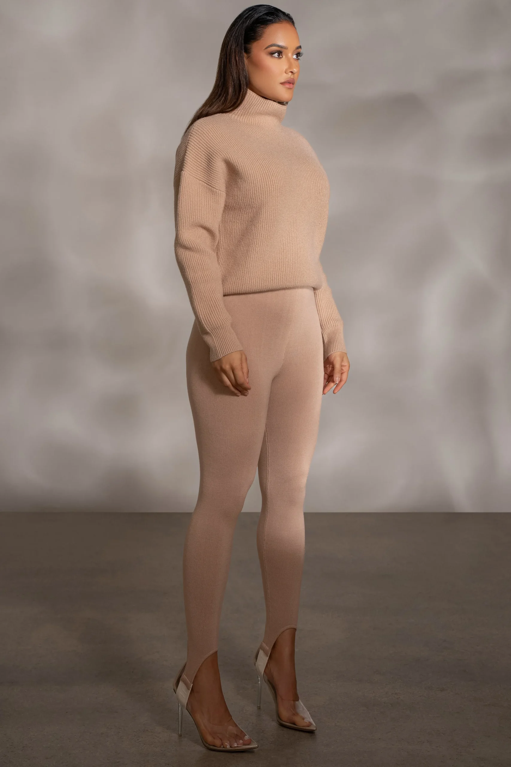 Beige Jenni Turtleneck Sweater Top*JLUXLABEL Best