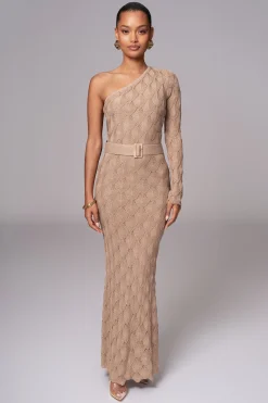 Beige La Costa One Shoulder Dress*JLUXLABEL Sale