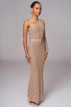 Beige La Costa One Shoulder Dress*JLUXLABEL Sale