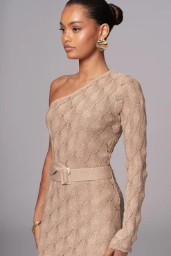 Beige La Costa One Shoulder Dress*JLUXLABEL Sale