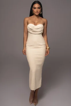 Beige Linen Visions Of You Dress*JLUXLABEL Best