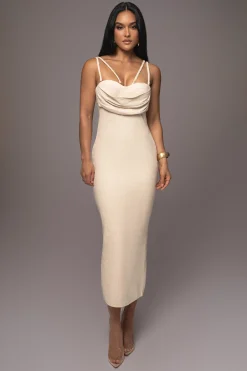 Beige Linen Visions Of You Dress*JLUXLABEL Best