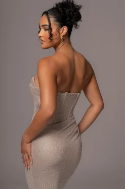 Beige Lush Life Maxi Dress*JLUXLABEL New