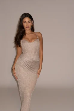 Beige Lush Life Maxi Dress*JLUXLABEL New