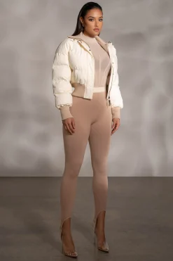 Beige Marlow Leggings*JLUXLABEL Online