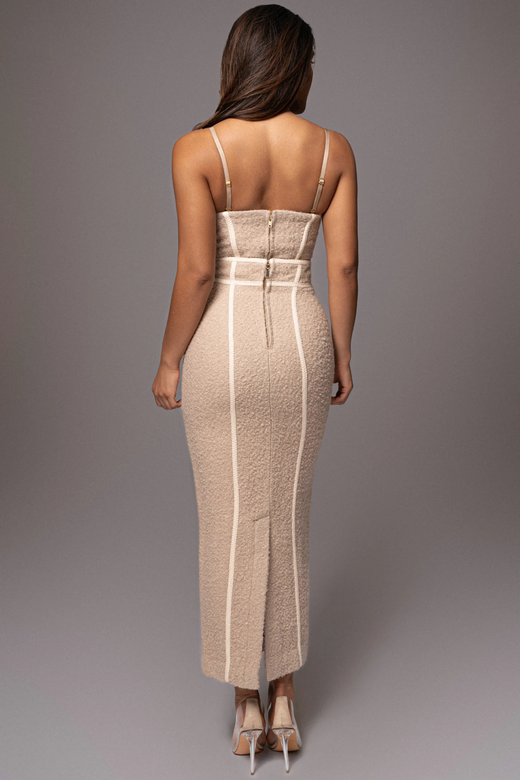 Beige Miles Skirt*JLUXLABEL Outlet