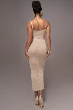 Beige Palace Sequin Skirt Set*JLUXLABEL Best