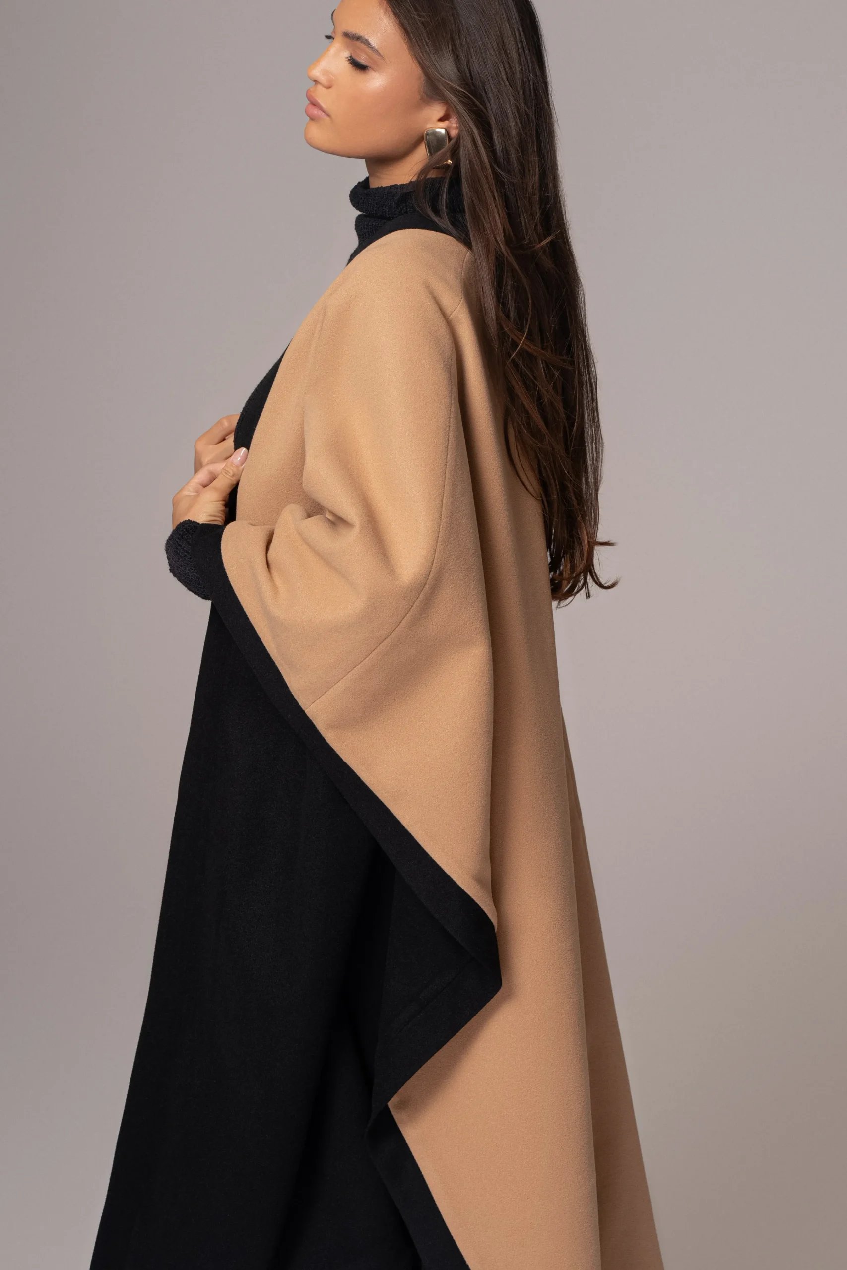 Beige Park City Reversible Shawl*JLUXLABEL Discount