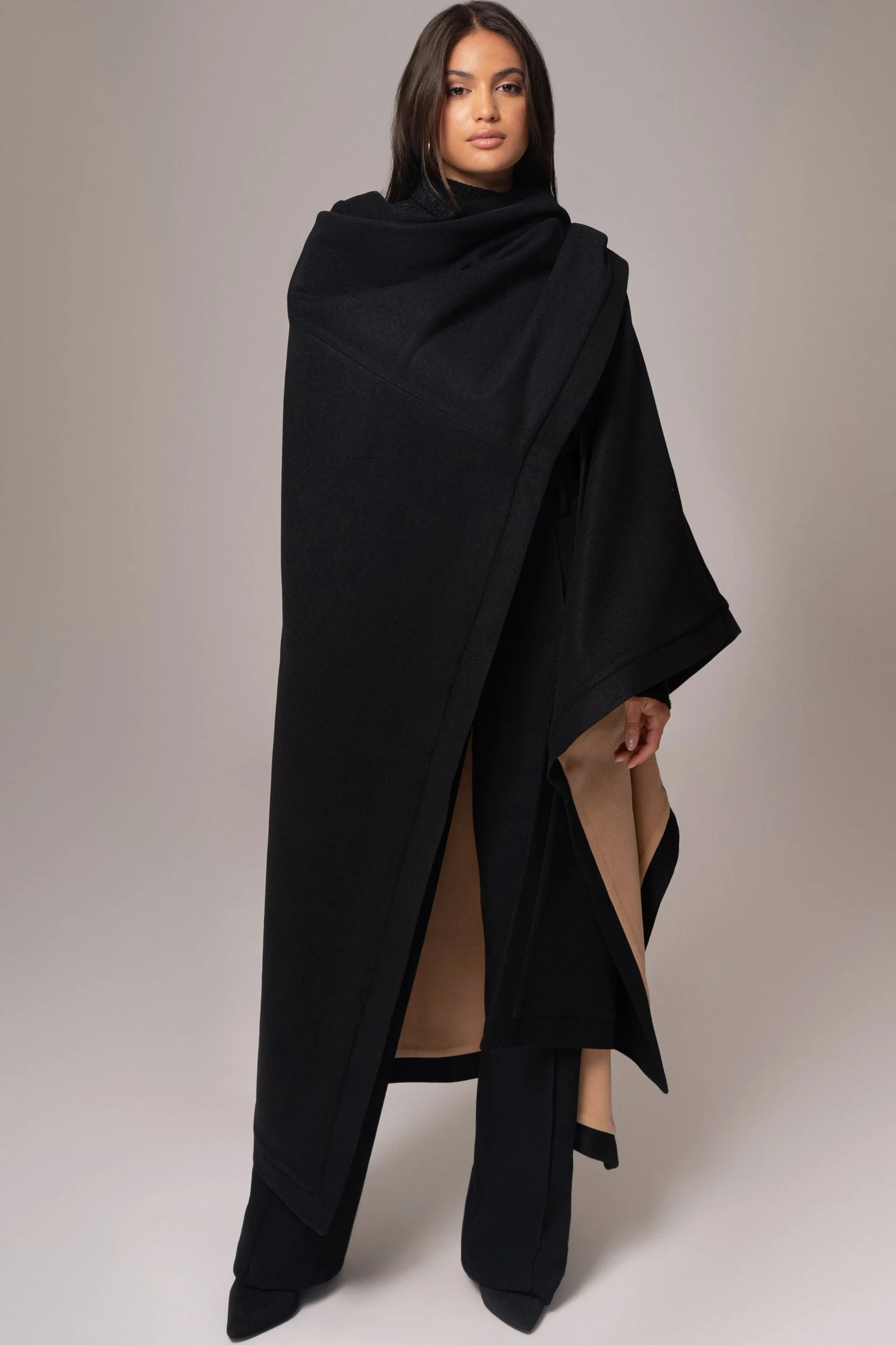 Beige Park City Reversible Shawl*JLUXLABEL Discount