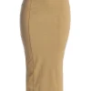 Beige Phoenix Suede Skirt*JLUXLABEL Outlet
