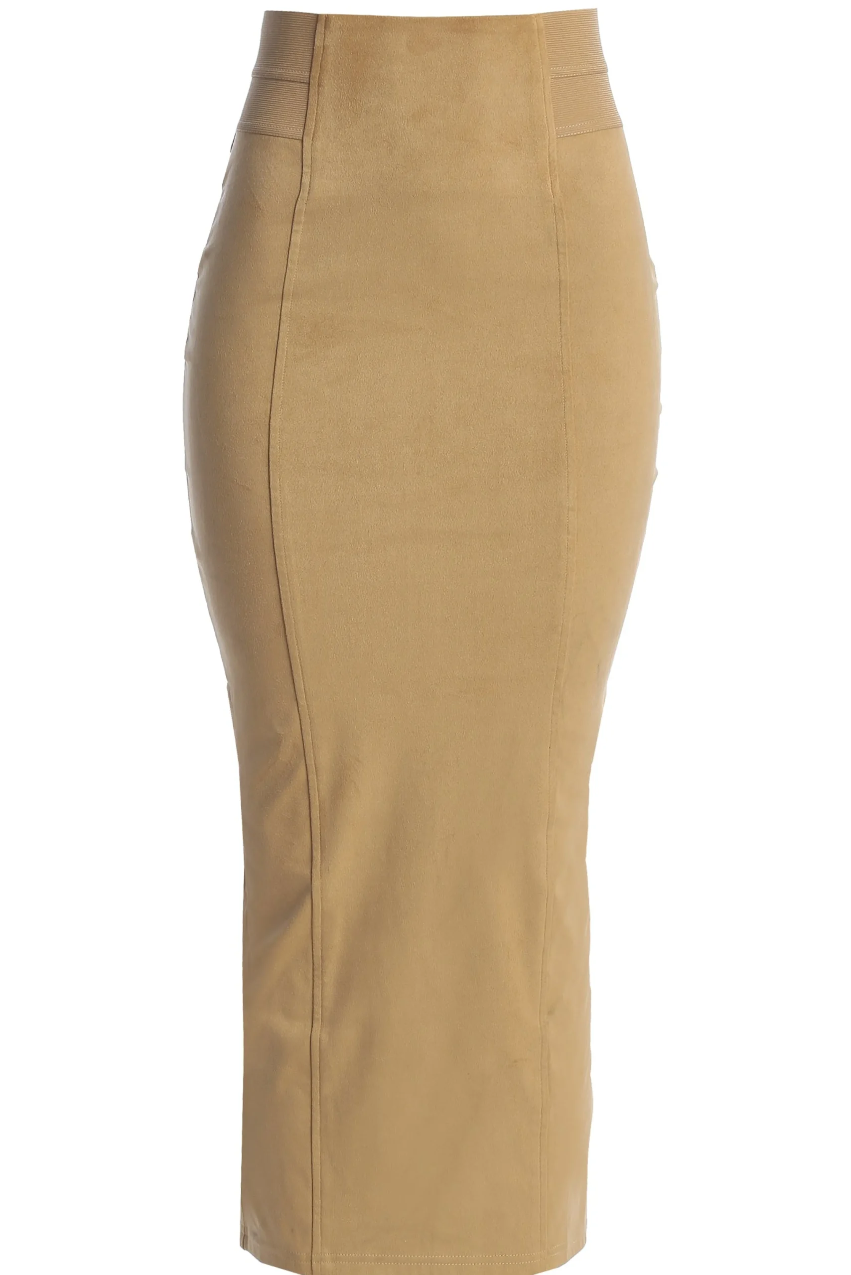 Beige Phoenix Suede Skirt*JLUXLABEL Outlet