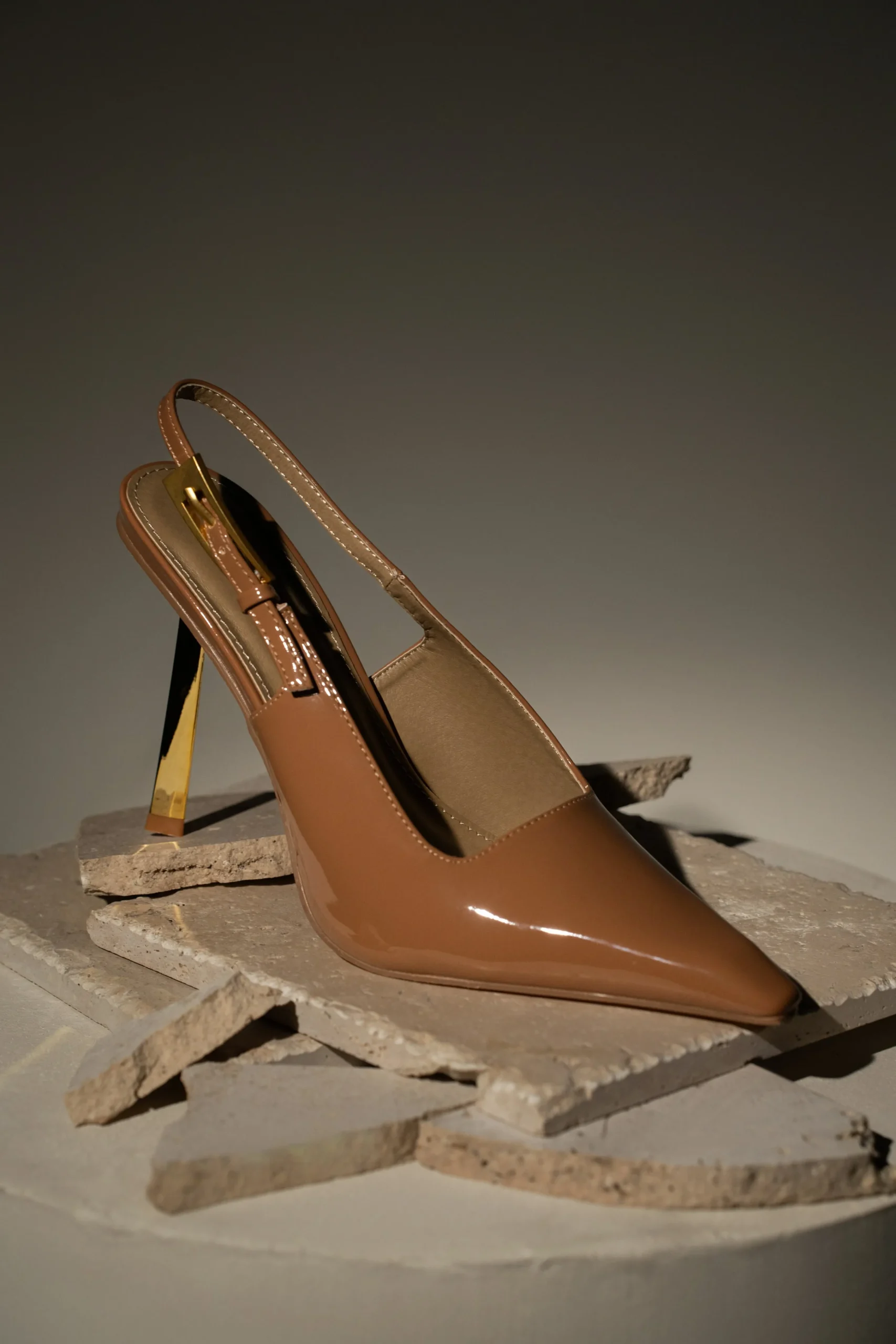 Beige Slingback Pointed Toe Pumps*JLUXLABEL Discount