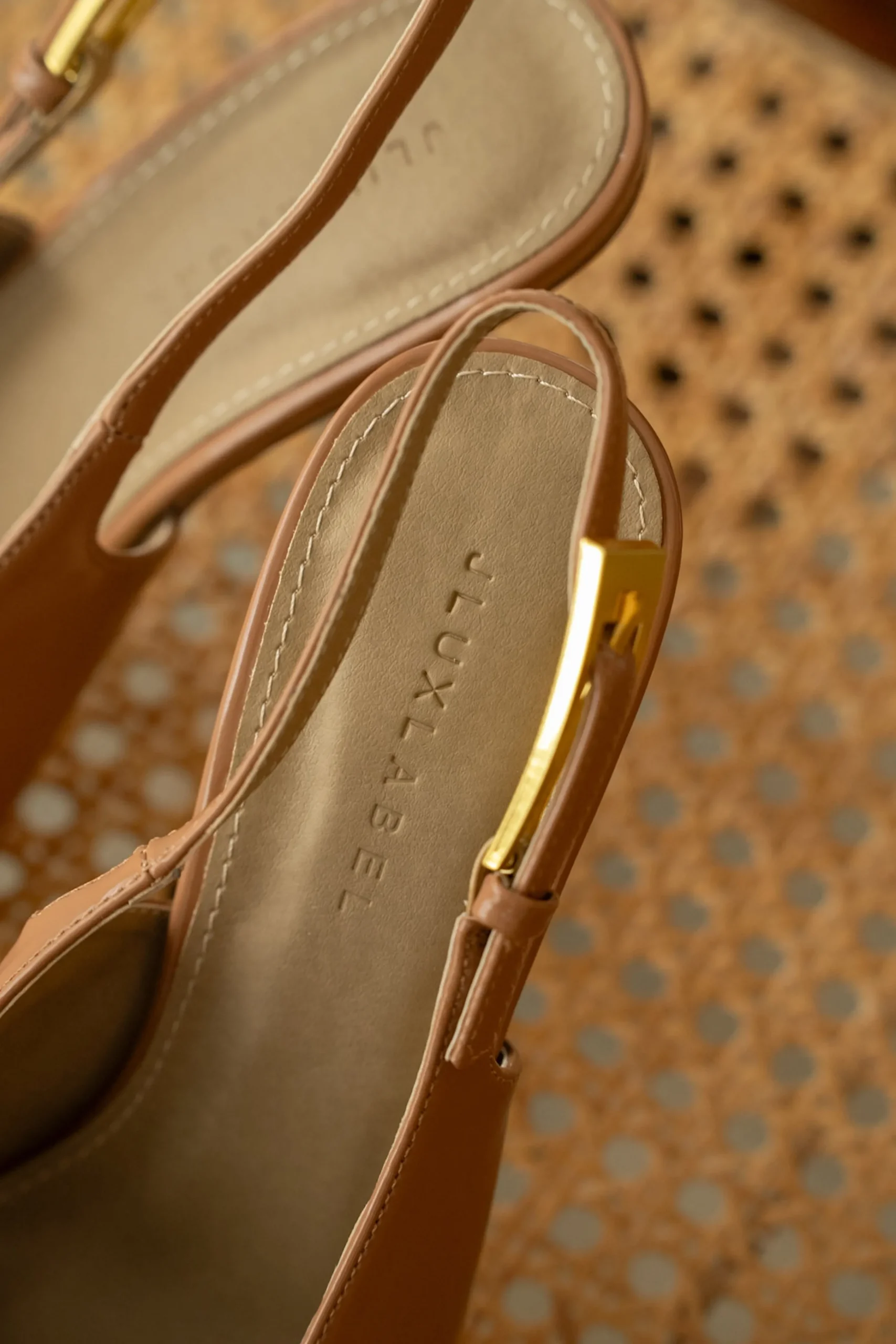 Beige Slingback Pointed Toe Pumps*JLUXLABEL Discount