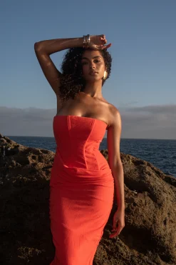 Berry Journey Linen Maxi Dress*JLUXLABEL Hot