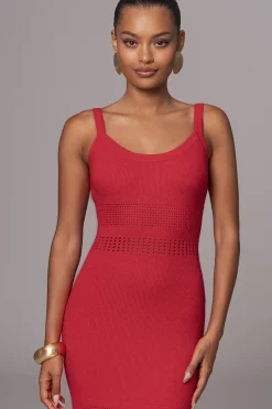 Berry Palm Springs Knit Maxi Dress*JLUXLABEL Fashion