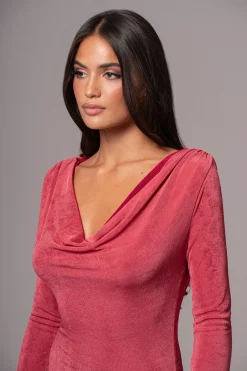 Berry/Mauve Ashton Reversible Maxi Dress*JLUXLABEL Sale