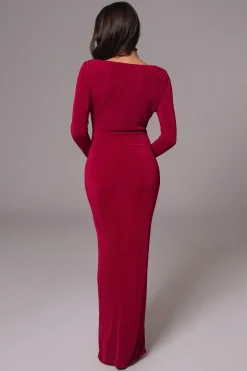 Berry/Mauve Ashton Reversible Maxi Dress*JLUXLABEL Sale