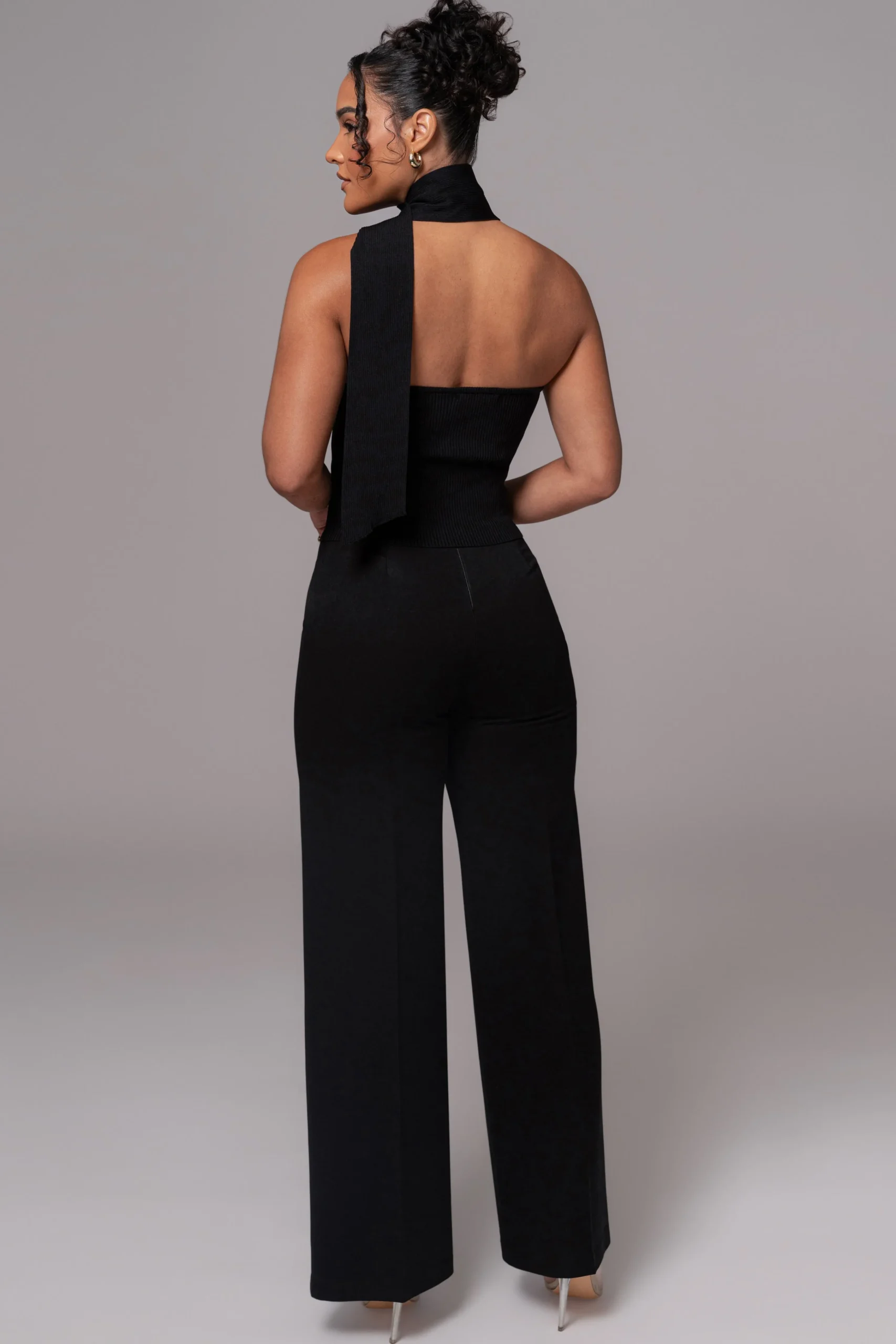 Black Anderson Ribbed Top*JLUXLABEL Sale