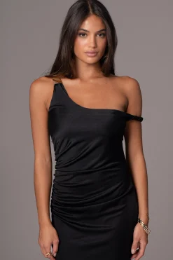 Black Birthday Maxi Dress*JLUXLABEL Clearance