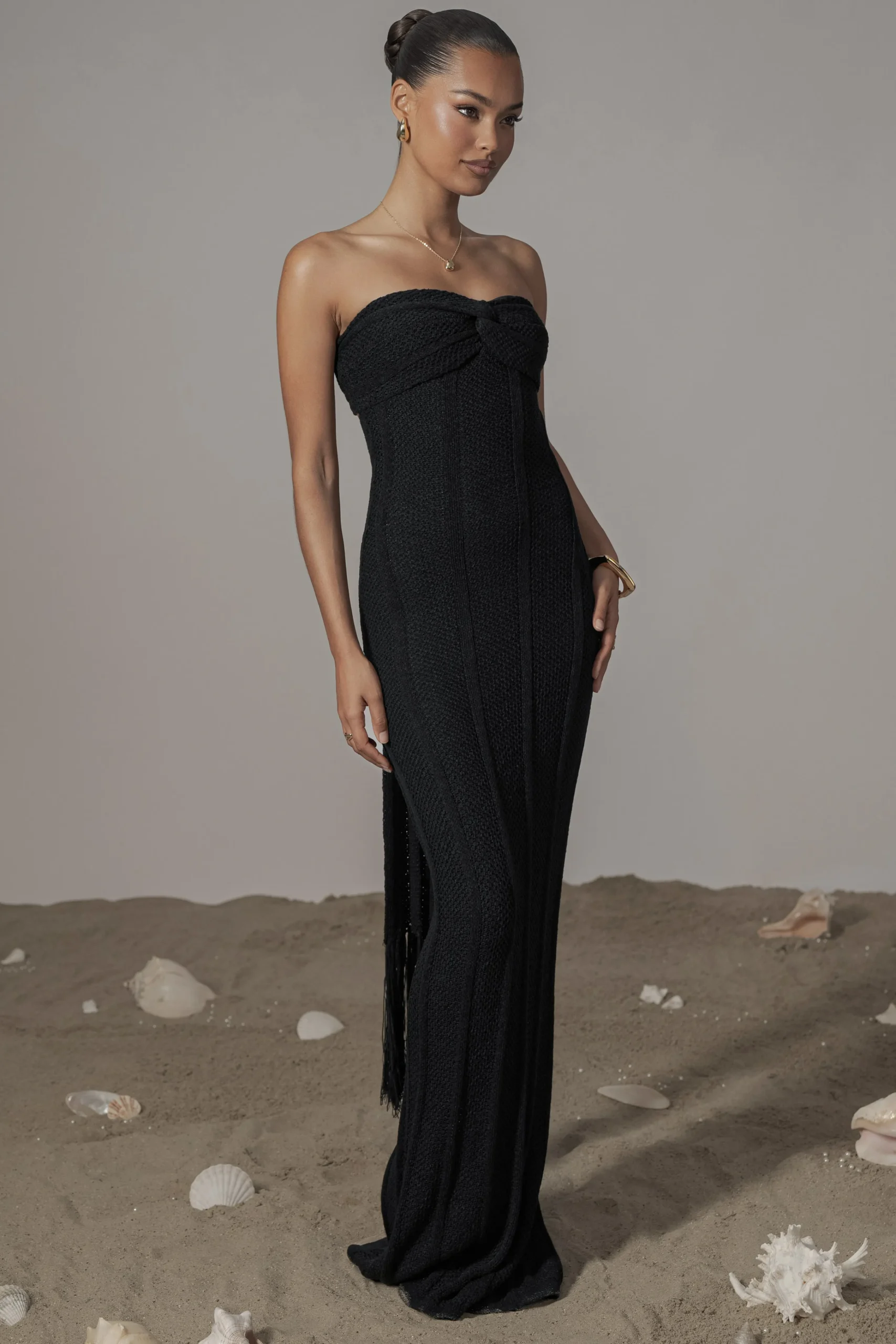 Black Blanca Strapless Maxi Dress*JLUXLABEL New