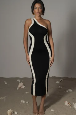 Black Breann Contrast Maxi Dress*JLUXLABEL Sale