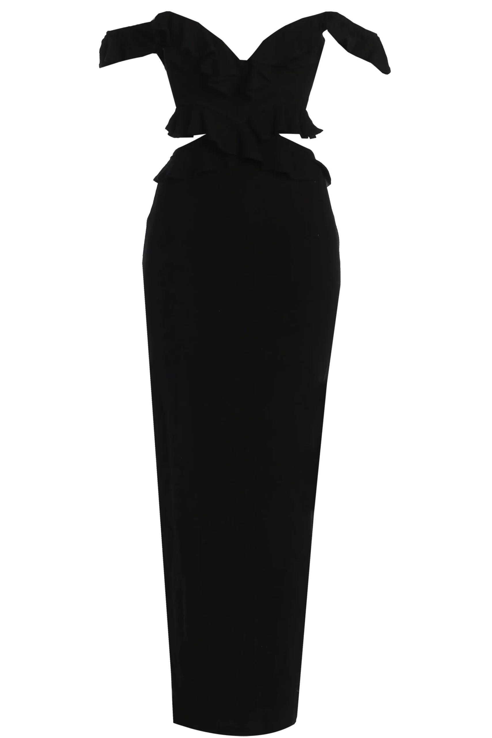 Black Brighter Days Linen Maxi Dress*JLUXLABEL Online