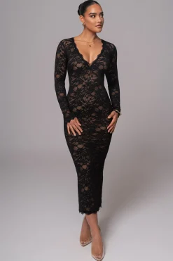 Black Canada Lace Maxi Dress*JLUXLABEL Fashion