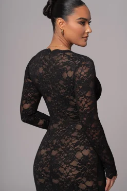 Black Canada Lace Maxi Dress*JLUXLABEL Fashion