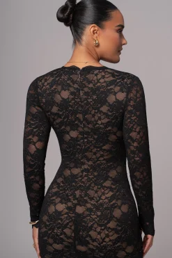 Black Canada Lace Maxi Dress*JLUXLABEL Fashion