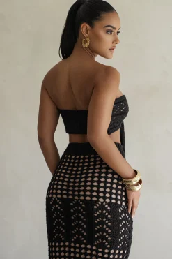 Black Caribbean Skies Skirt Set*JLUXLABEL Clearance