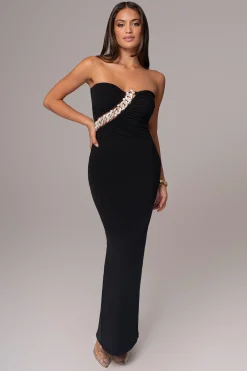 Black Clarisse One Shoulder Dress*JLUXLABEL Online